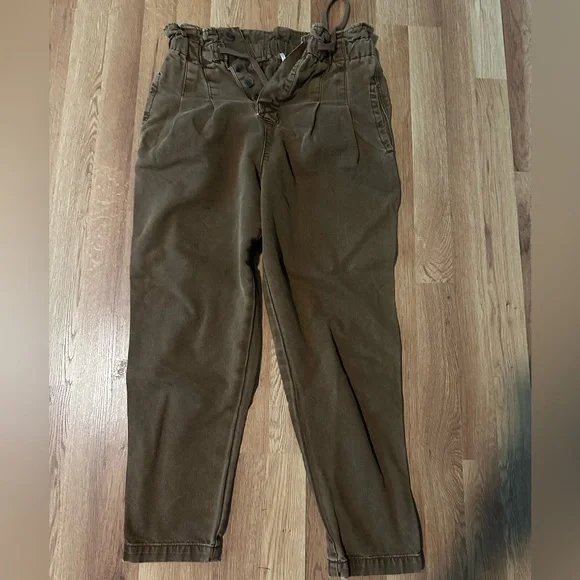 Free People Tab Ankle Cropped Pants - Picture 4 of 6